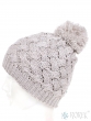 Czapka zimowa damska - Przeplatana